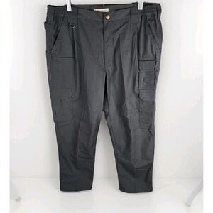 5.11 Tactical Series Pants Mens 38x32 Black Cargo Ripstop Work Outdoor Hiking